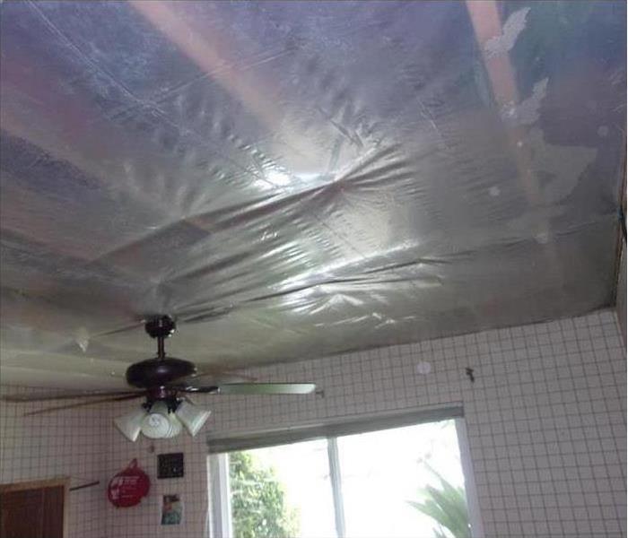 ceiling wrapped